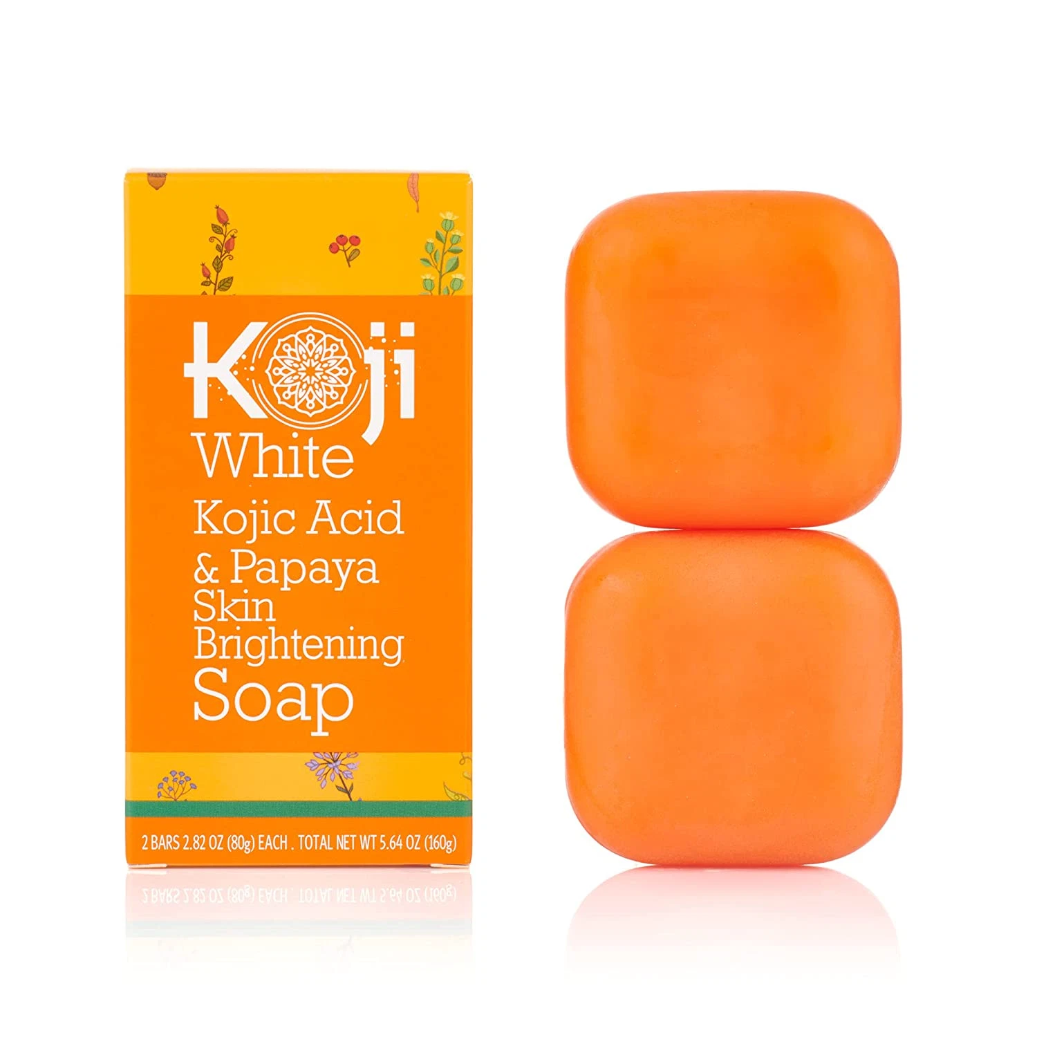 Koji White Kojic Acid Brightening Soap (LABEL:Papaya