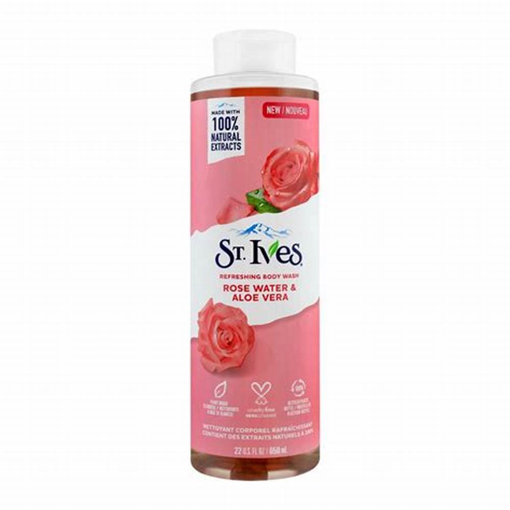 St. Ives Body Wash (LABEL:Rose Water & Aloe Vera)