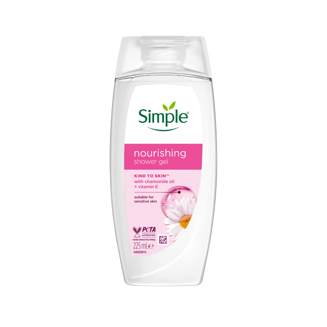 simple nourishing shower cream